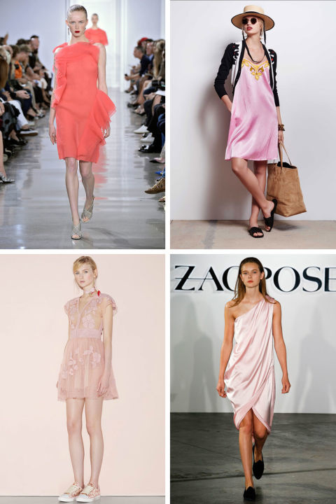 Тренд с Нью Йоркской недели моды: маленькое розовое платье