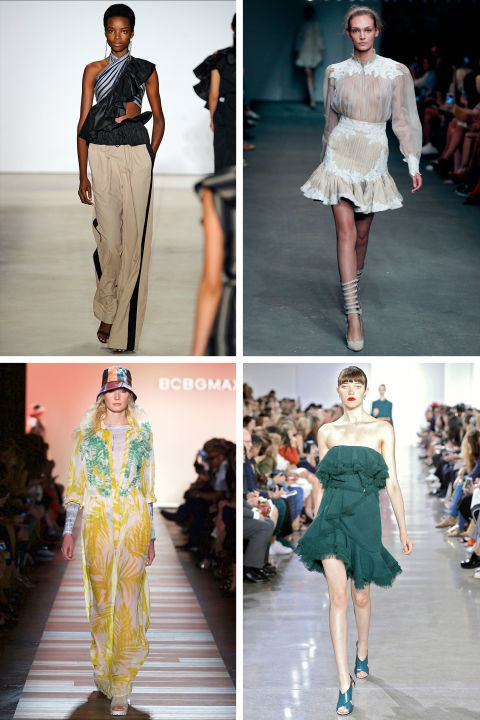 Тренд с Нью Йоркской недели моды: оборки
