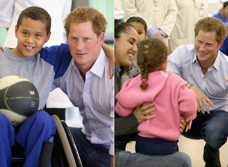 Принц Гарри навестил маленьких пациентов одной из бразильских клиник